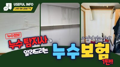 누수보험의 특징과 보장내용의 이해를 돕기 위해 제천 누수탐지사가 알려주는 누수보험 정보입니다.